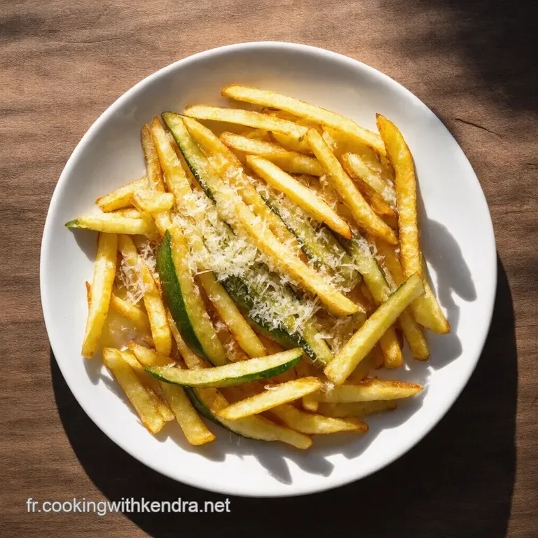 Frites de Courgettes au Parmesan Cuites au Four