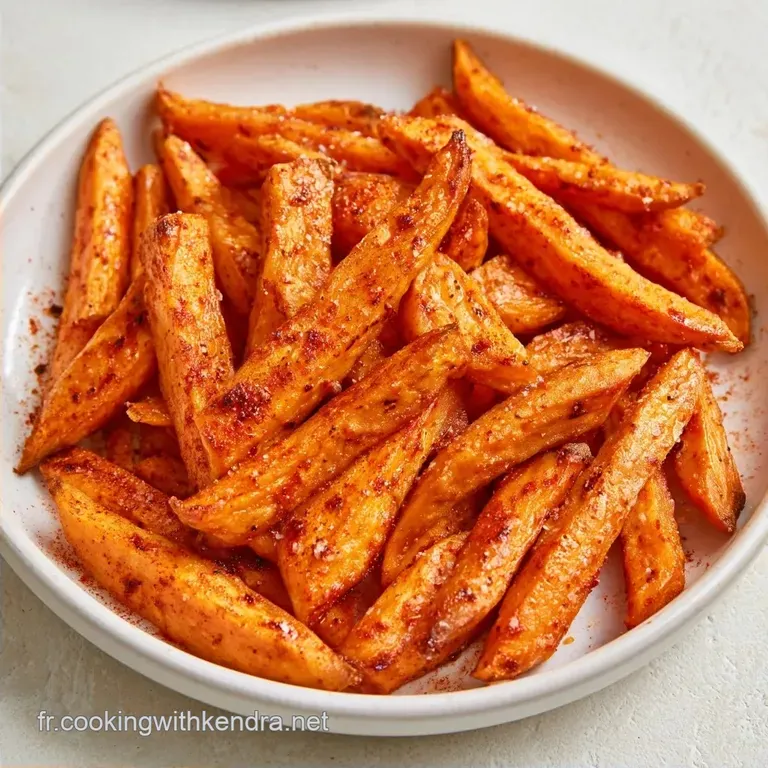 Frites Patates Douces au Four Croustillantes