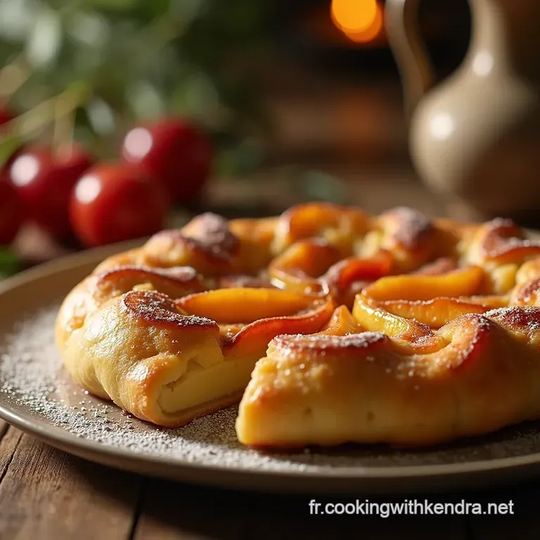 La Galette Enchant&eacute;e P&acirc;te Feuillet&eacute;e Croustillante Aux Agrumes Confits presentation