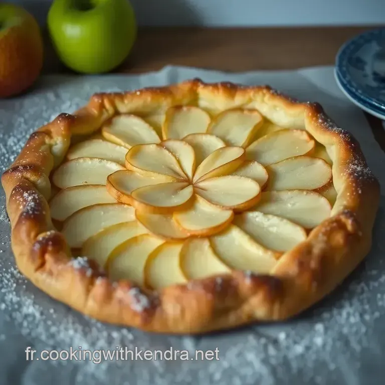 Galette Aux Pommes Parfaite: La Tarte Campagnarde Aux Pommes presentation