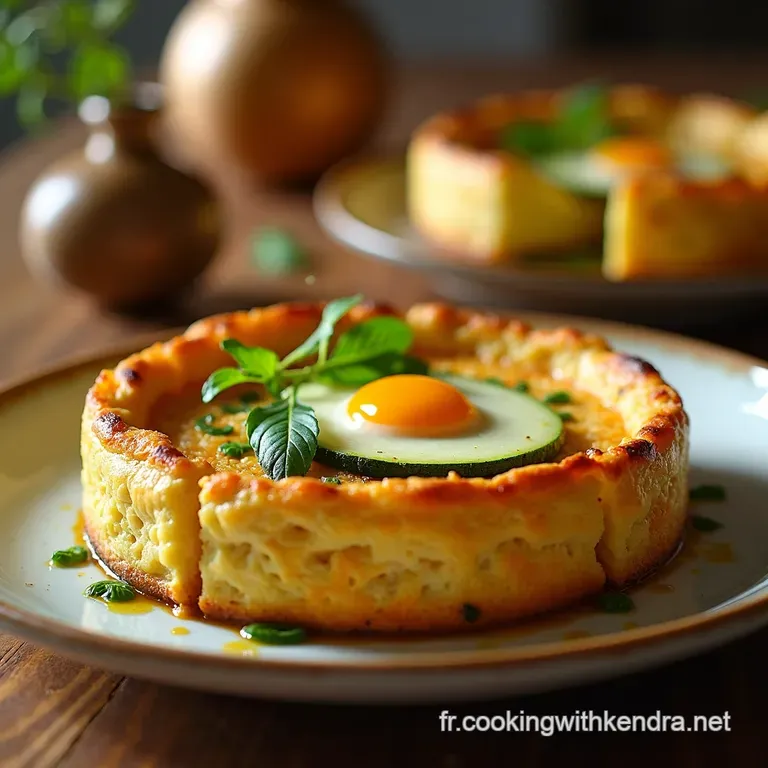 La Galette Moelleuse Courgette Pomme De Terre Au C&oelig;ur Fondant presentation