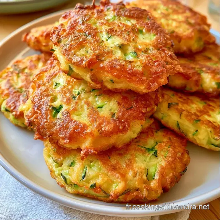 Pile de petits beignets beiges et verts, napp&eacute;s d'une sauce onctueuse et parsem&eacute;s de fines herbes cisel&eacute;es et fra&icirc;ches.