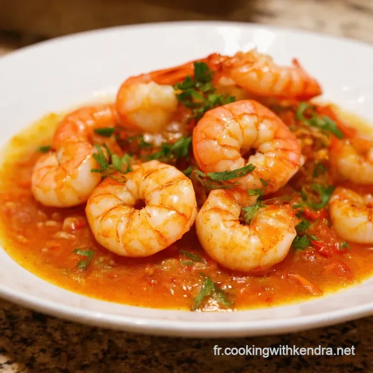 Gambas &Agrave; Lail Sauce Citronn&eacute;e presentation