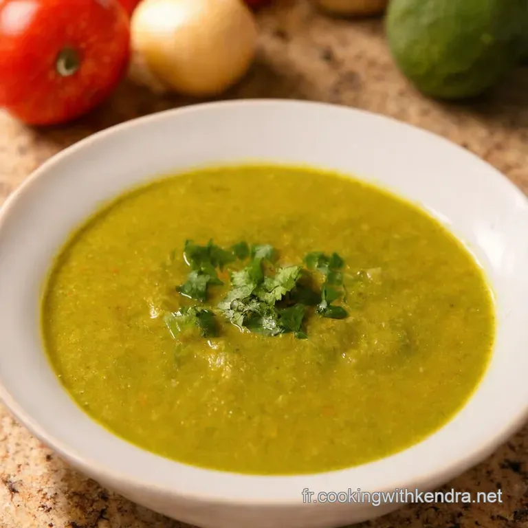 Gaspacho Vert Rafra&icirc;chissant Le Secret Dun Ventre Plat presentation