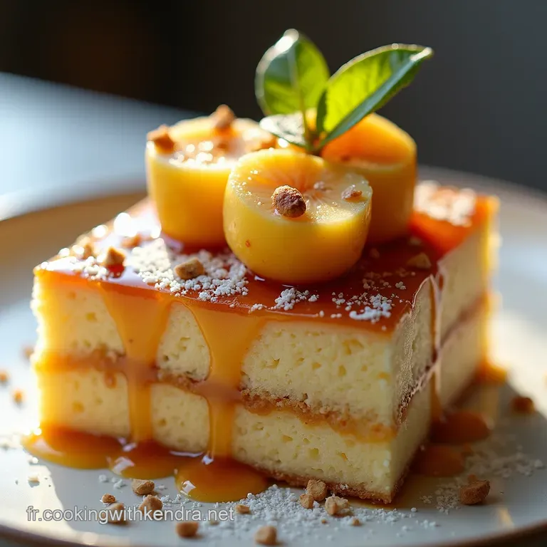 Le Soleil dans lAssiette G&acirc;teau Renvers&eacute; &agrave; lAnanas Caramel Fum&eacute; et Noix de P&eacute;can