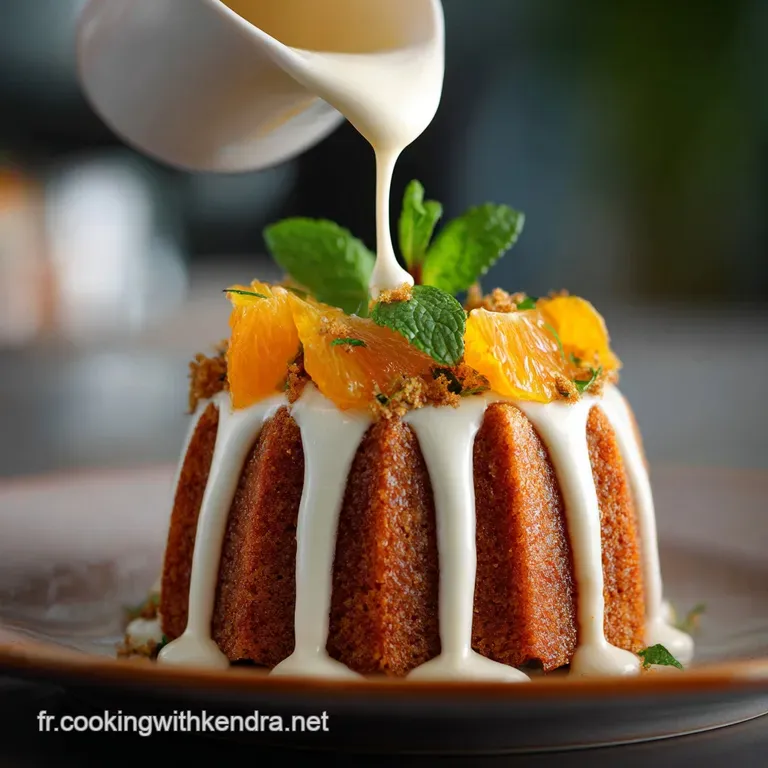 G&acirc;teau Moelleux Orangenoix Infus&eacute; Au Th&eacute; Noir Recette Facile presentation