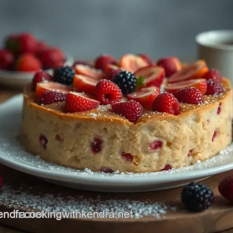 G&acirc;teau aux Fruits Rouges &Eacute;clatants