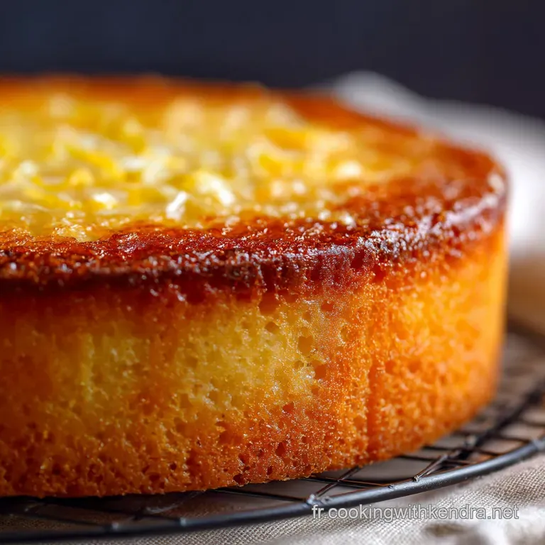 G&acirc;teau Au Citron &Agrave; La Cr&egrave;me Fra&icirc;che Le Cake Au Citron Ultra Moelleux presentation