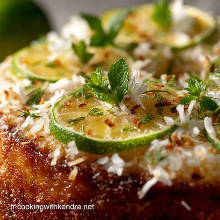 G&acirc;teau Citron Vert Noix de Coco Recette de r&ecirc;ve moelleux garanti