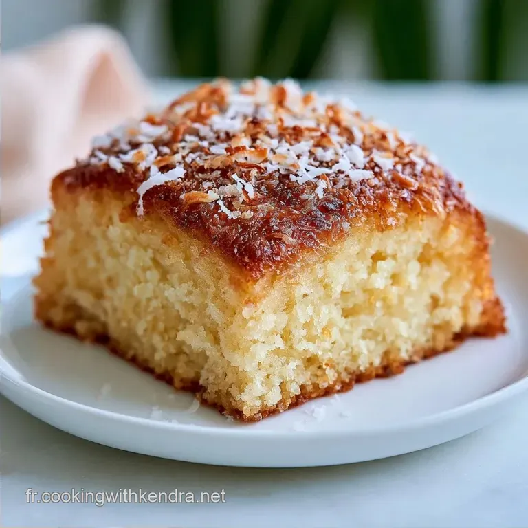 G&acirc;teau Moelleux &agrave; l Huile de Coco