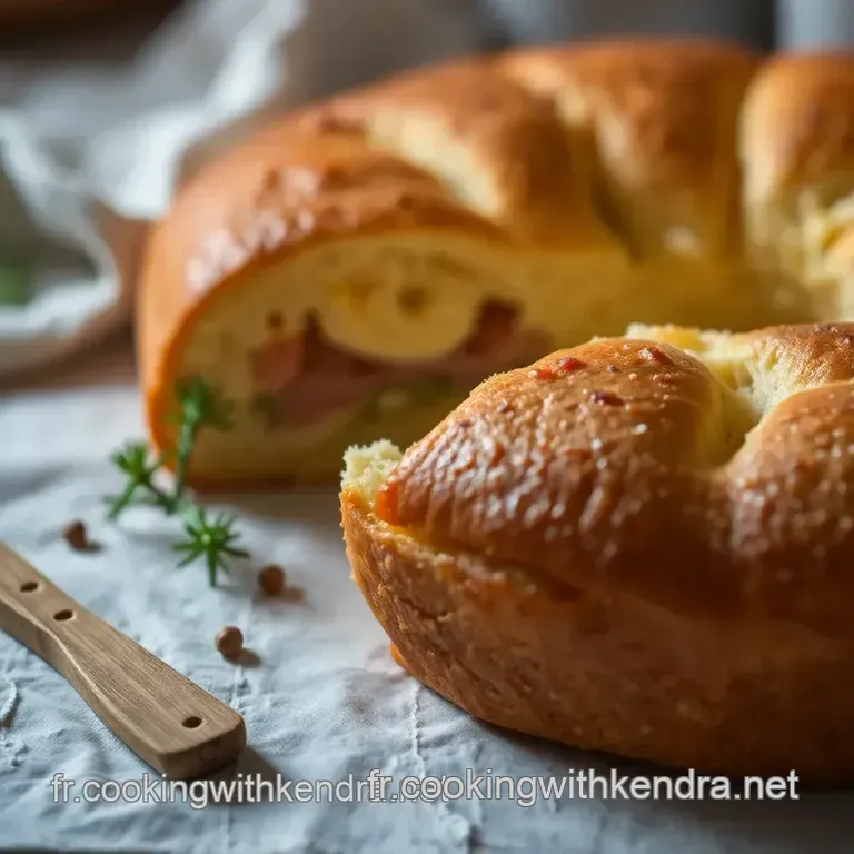 G&acirc;teau Jambon Fromage : La Recette Savoureuse De La Tradition Fran&ccedil;aise presentation