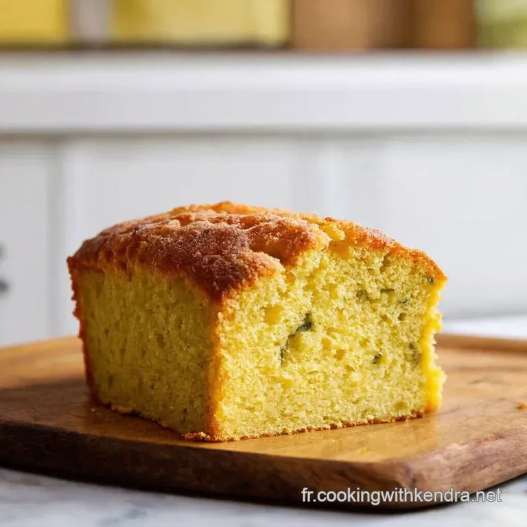 G&acirc;teau Moelleux Aux Courgettes Parmesan presentation