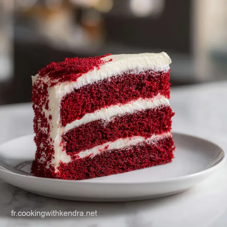G&acirc;teau Red Velvet : Mie Velout&eacute;e et Onctueuse