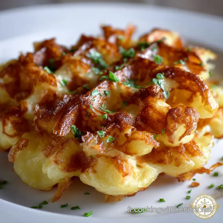 Gaufres De Pomme De Terre : La Recette Ultra-Croustillante presentation