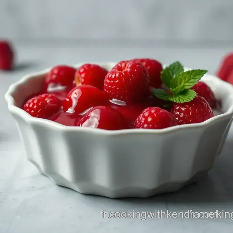 Gel&eacute;e de Framboises Maison : Un D&eacute;lice Sucr&eacute; et Acidul&eacute;