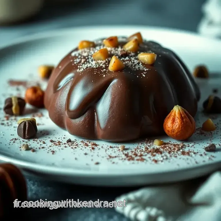 Gla&ccedil;age Rocher: L &eacute;l&eacute;gance En Chocolat Pour Vos Desserts presentation