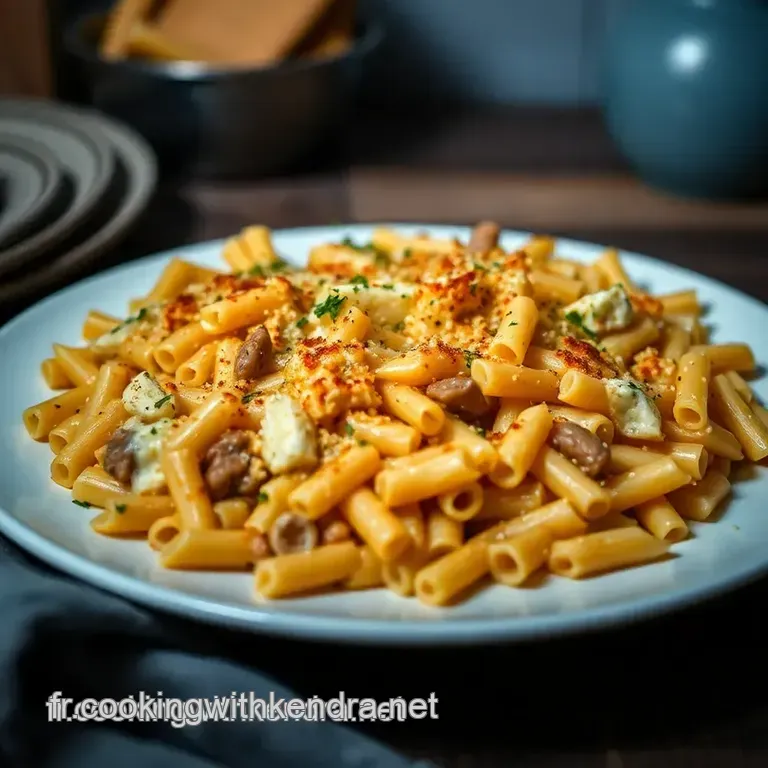 Gratin Au Thon P&acirc;t&eacute; Savoureux presentation