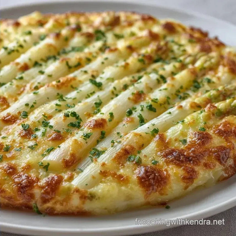 Gratin d Asperges Blanches: Onctueux et Dor&eacute;