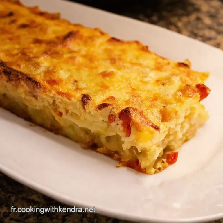 Gratin Dauphinois Revisit&eacute; Tomates Pommes Mozza presentation