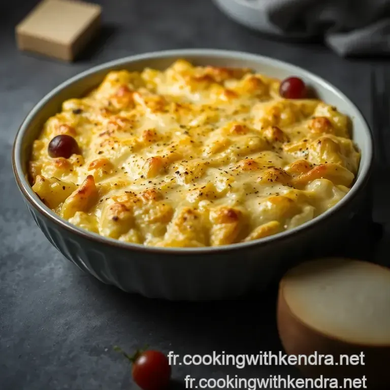 Gratin De Chou-Fleur Cr&eacute;meux Au Fromage presentation