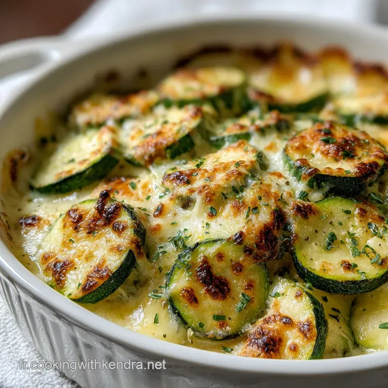 Gratin de Courgettes Cr&eacute;meux et Dor&eacute;