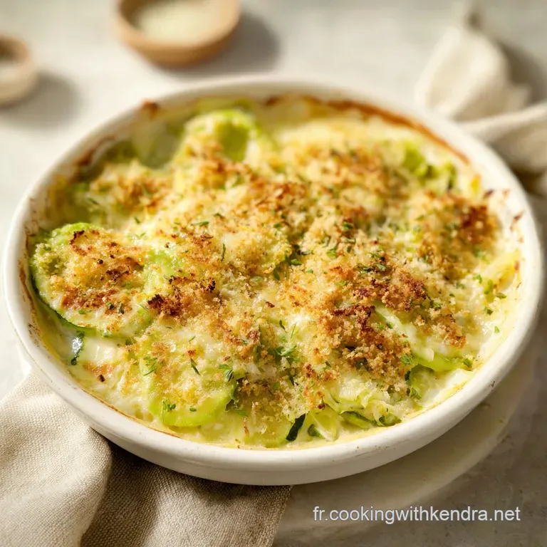 Gratin De Courgettes R&acirc;p&eacute;es: Version Rapide