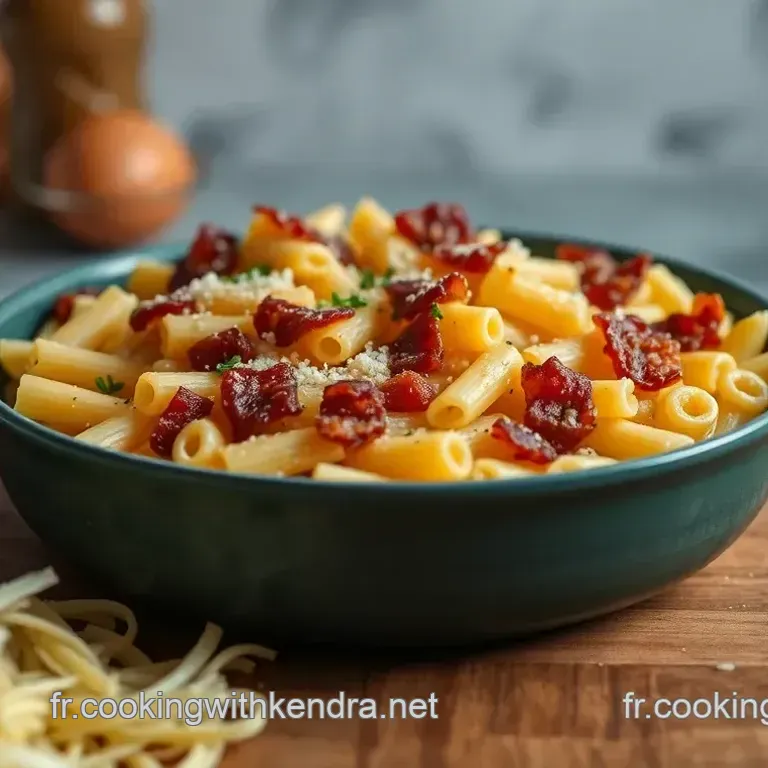 Gratin de P&acirc;tes aux Lardons: Une Merveille Cr&eacute;meuse et Savoureuse