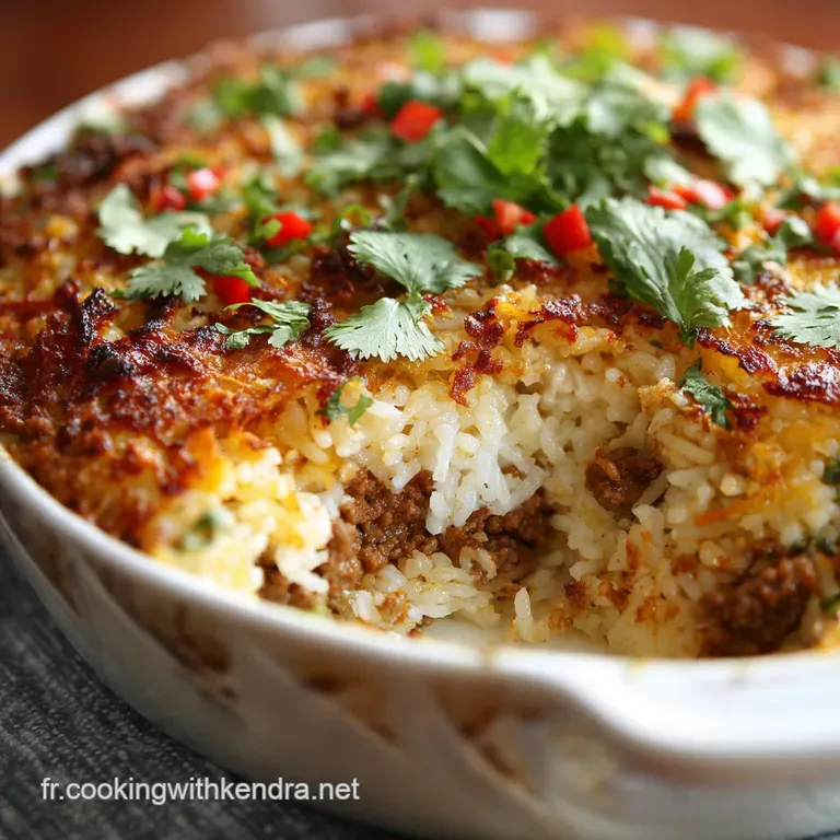 Gratin Mexicain &Eacute;pic&eacute; Riz B&oelig;uf Hach&eacute; et Queso Fondant