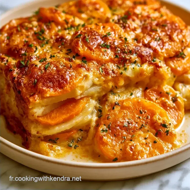Gratin Patate Pomme Terre et Patate Douce
