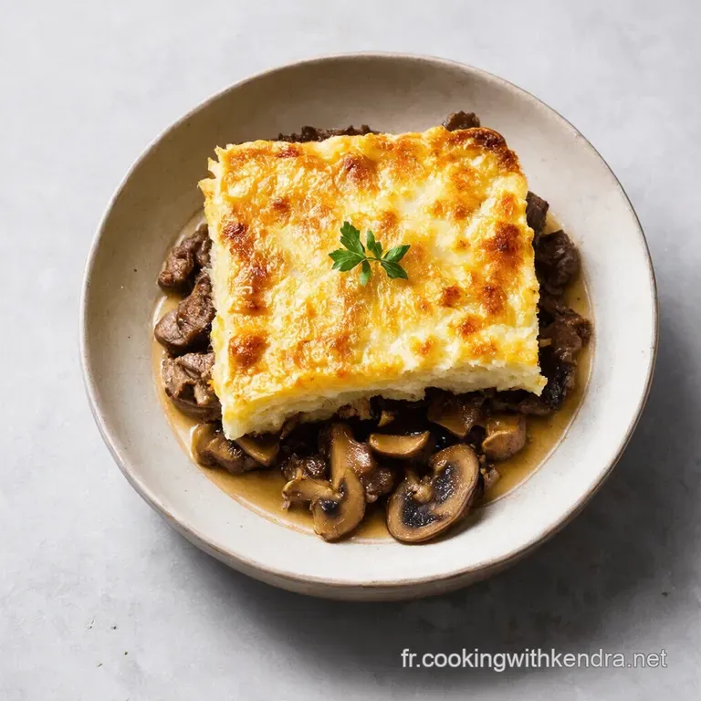 Gratin Savoyard Gourmand Champignons Boeuf et Cr&egrave;me Fondante