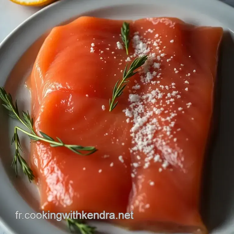 Gravlax De Saumon Fa&ccedil;on Chef &Eacute;toil&eacute; presentation