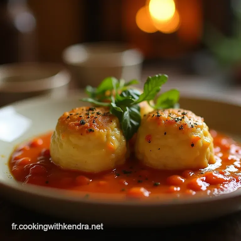 Les Boulettes Moelleuses &Agrave; La Sauce Paprika Douce Un D&icirc;ner Confortable Aux Saveurs Deurope Centrale presentation