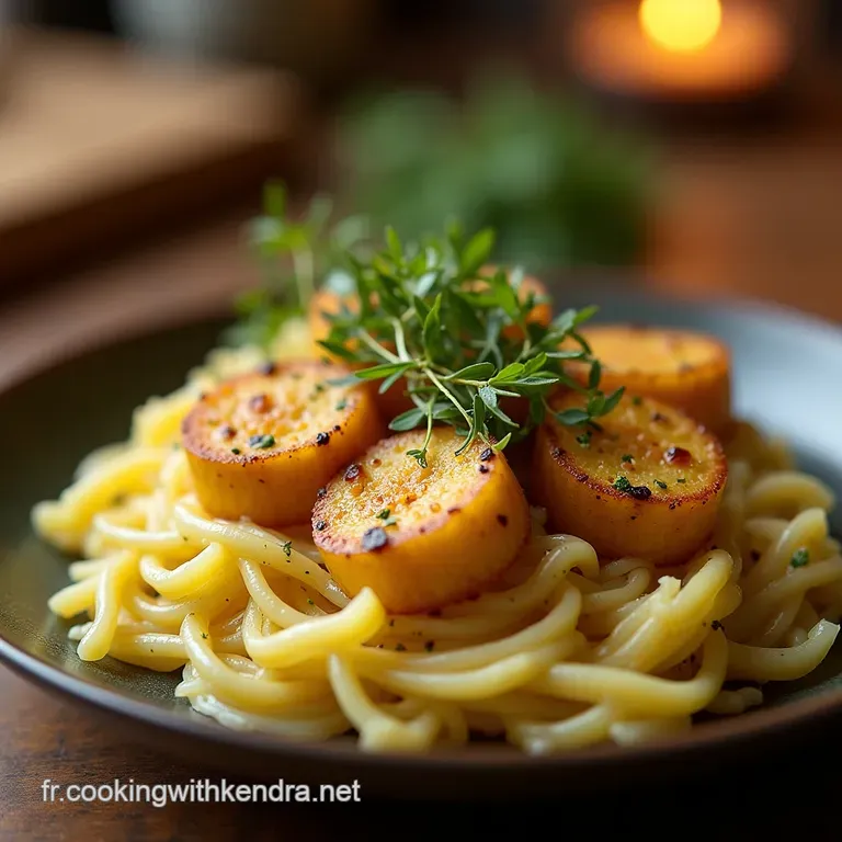 Le R&eacute;confort Allemand Kohlrabi Cr&eacute;m&eacute; Frikadellen Et Sp&auml;tzle presentation