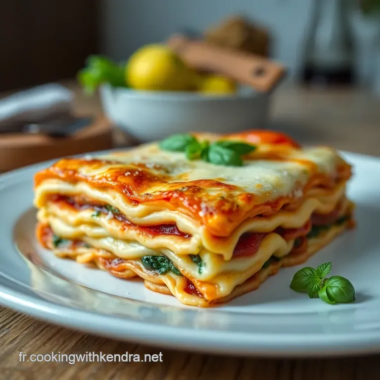 Lasagnes Au Four Fa&ccedil;on Mamma Mia! presentation