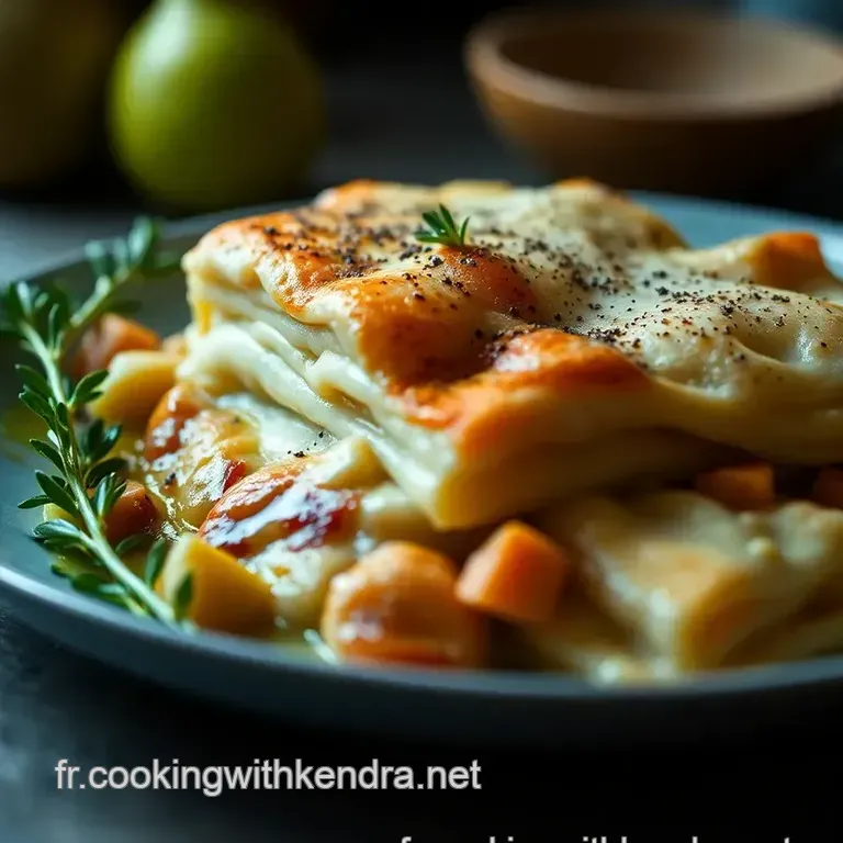 Lasagnes Aux Poireaux Et Saumon presentation