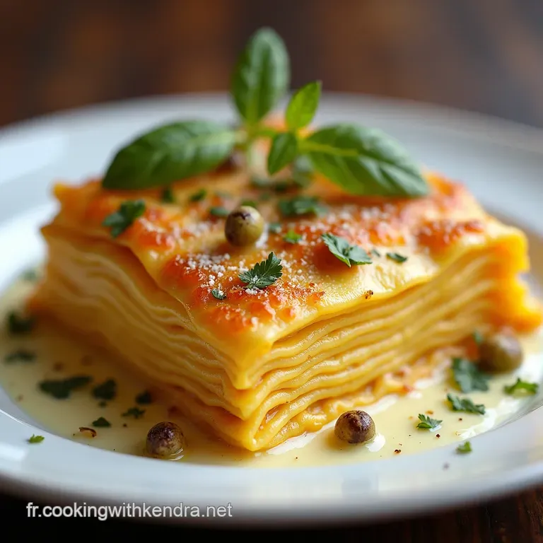 Les D&eacute;lices dAutomne Lasagnes Cr&eacute;meuses &agrave; la Citrouille Ricotta et Pistaches
