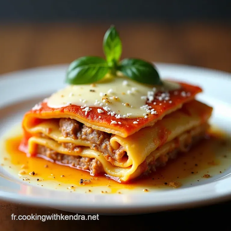 Lasagnes Rustiques de Pommes de Terre &agrave; la Viande Hach&eacute;e et sa Cr&egrave;me Moelleuse au Parmesan