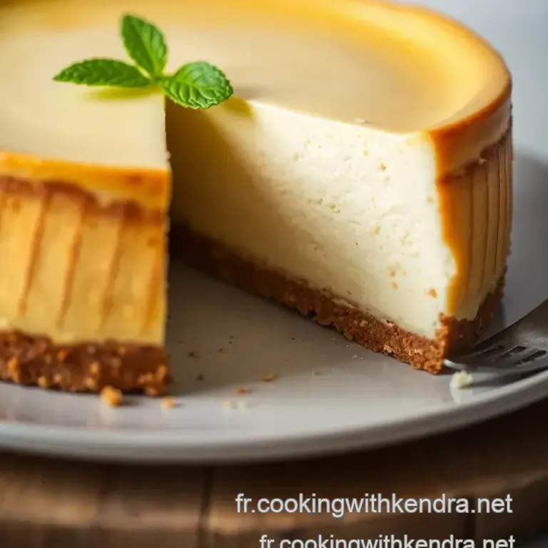 Le Cheesecake New-Yorkais: Un Classique Ind&eacute;modable presentation