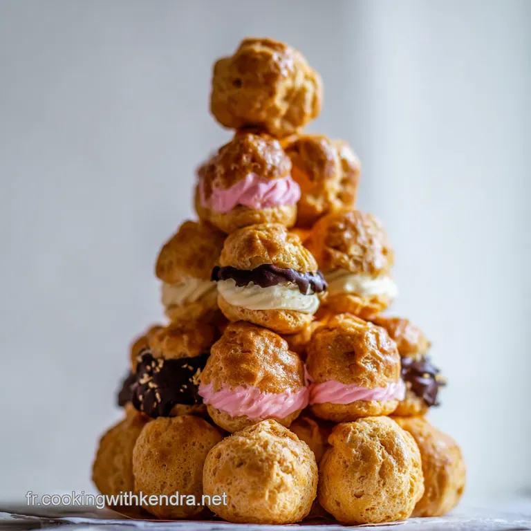 Le Croquembouche: Une Pyramide De Gourmandise presentation
