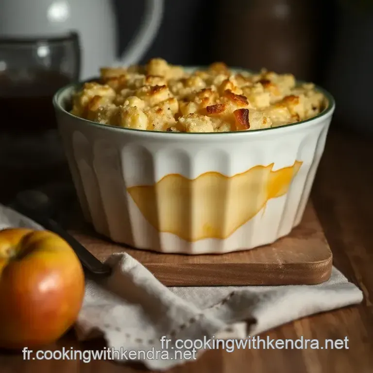 Le Crumble Aux Pommes De Mamie presentation