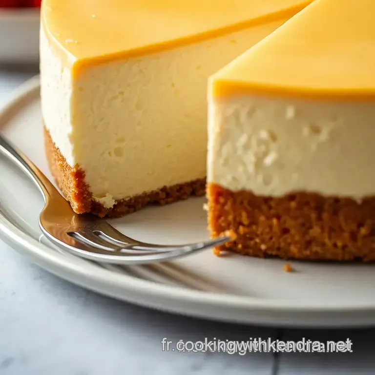 Le D&eacute;lice Supr&ecirc;me Au Fromage: a Classic New York Cheesecake presentation