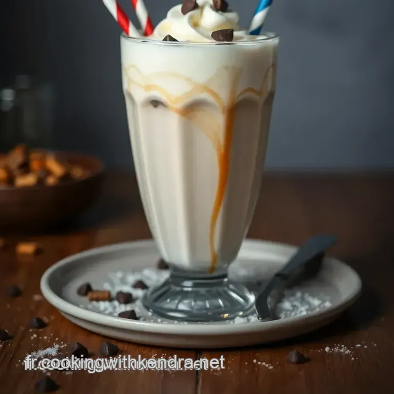 Le Milkshake De La R&ecirc;verie Fran&ccedil;aise: Un D&eacute;lice Onctueux presentation