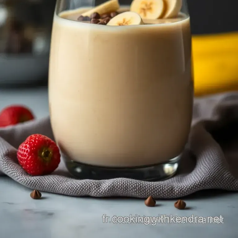 Le Smoothie Banane Parfait presentation