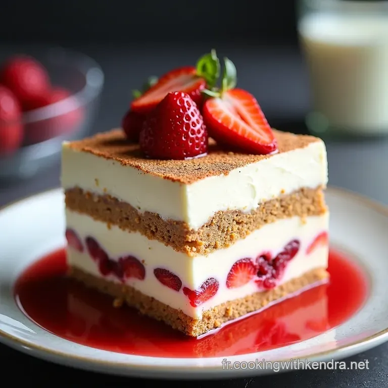 Le Tiramisu aux Fraises Speculoos Un D&eacute;lice Estival