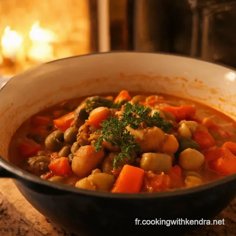 L&eacute;gumes En F&ecirc;te a Hearty Legume Potaufeu presentation