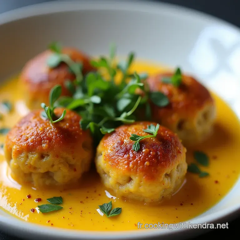 Malai Kofta Classique Boulettes Cr&eacute;meuses et Sauce Riche au Safran