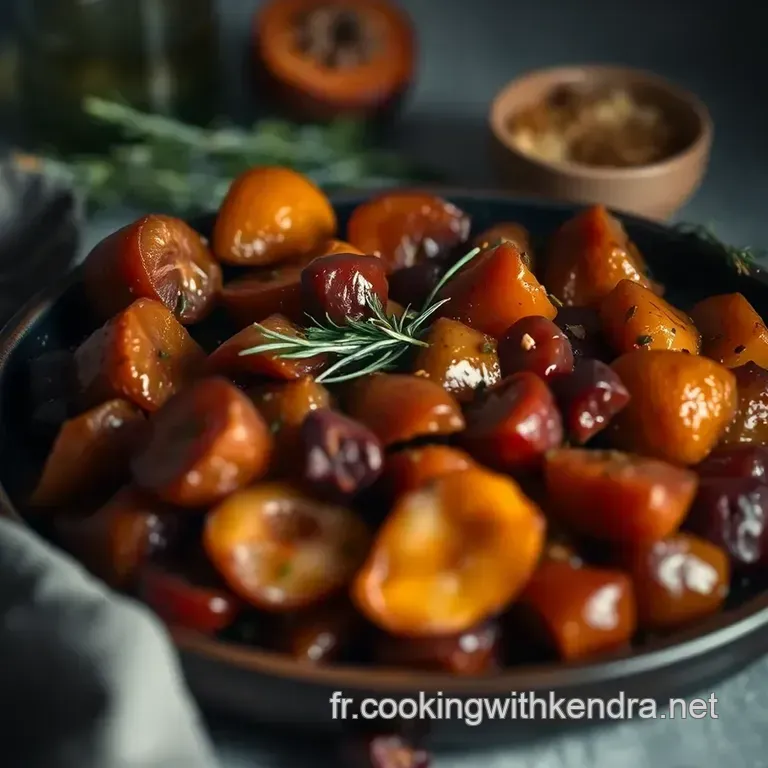 Marrons R&ocirc;tis Au Four Parfum&eacute;s Aux Herbes presentation