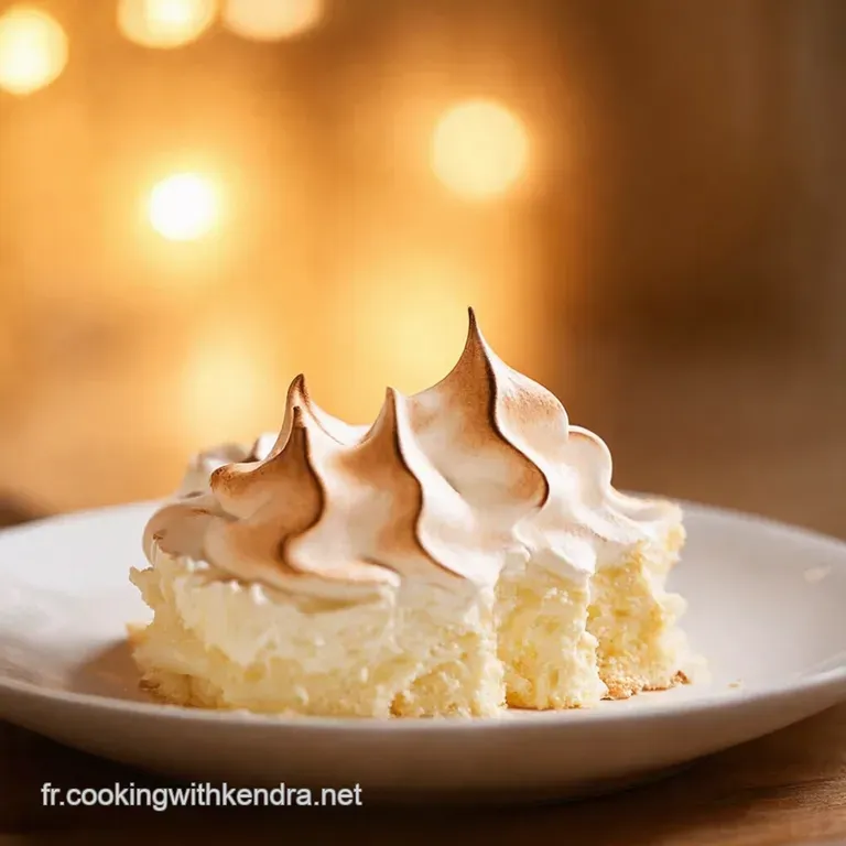 Meringue Suisse Parfaite presentation