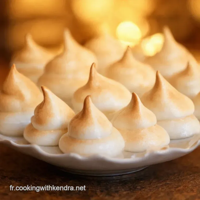 Meringues Fran&ccedil;aises Le Classique Nuageux presentation