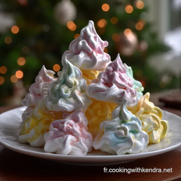 Meringues En Forme De Sapin De No&euml;l : La Recette Festive